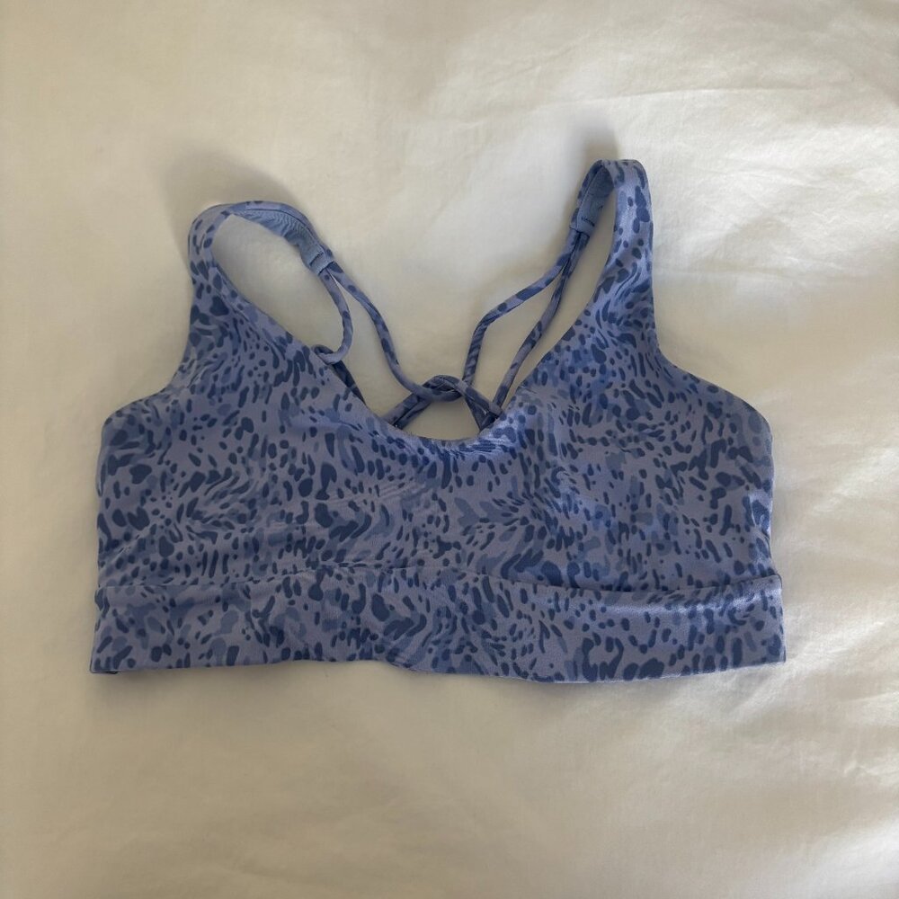 Athleta Solace Printed Sports Bra
